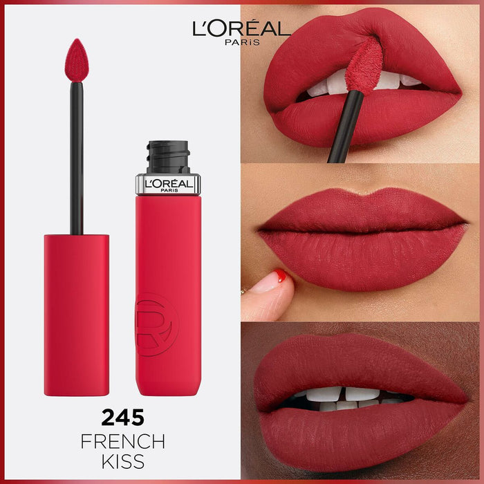 Lipgloss L'Oreal Make Up Infaillible Matte Resistance French Kiss Nº 245 (1 Stück)