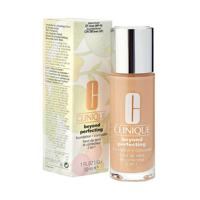 Fluid Makeup Basis Clinique Beyond Perfecting 1-linen 2-in-1 30 ml