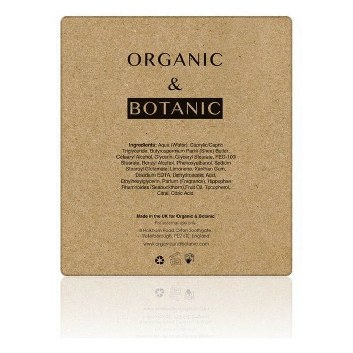 Feuchtigkeitsspendende Körpercreme Organic & Botanic OBMOBC Orangerot 100 ml