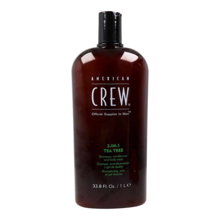 Gel, Shampoo und Conditioner 3 in 1 American Crew Tea Tree 1 L