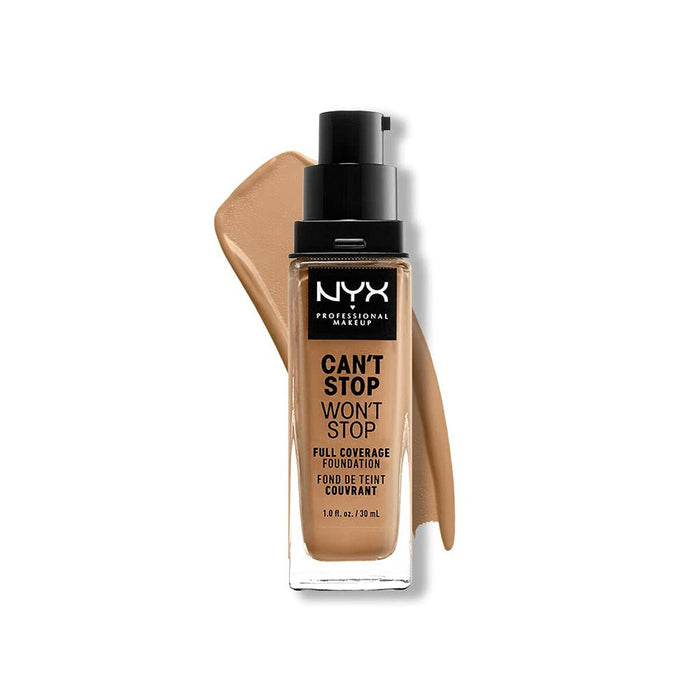 Cremige Make-up Grundierung NYX Can't Stop Won't Stop Camel 30 ml