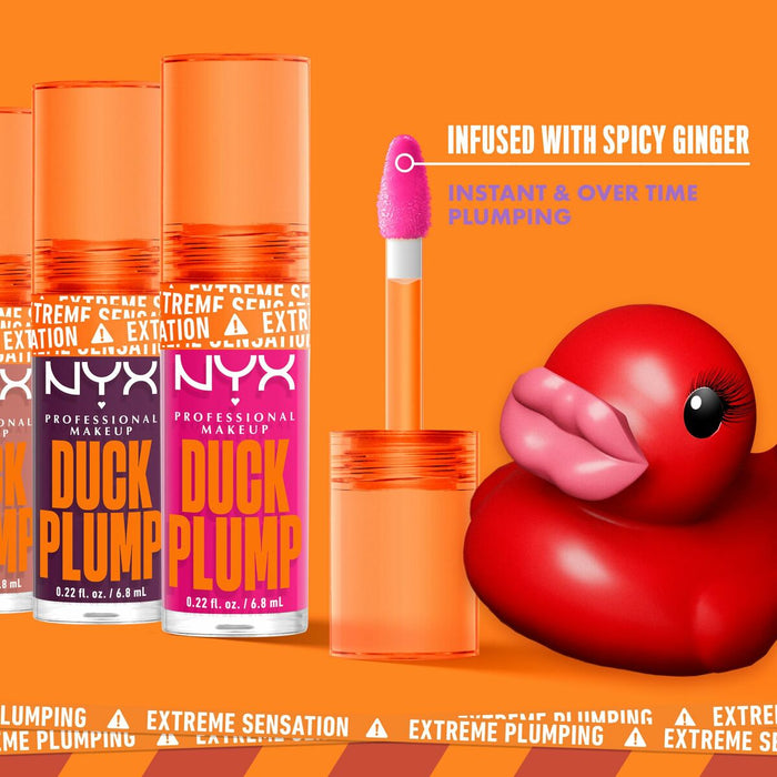 Lippgloss NYX Duck Plump Curly spicy 6,8 ml