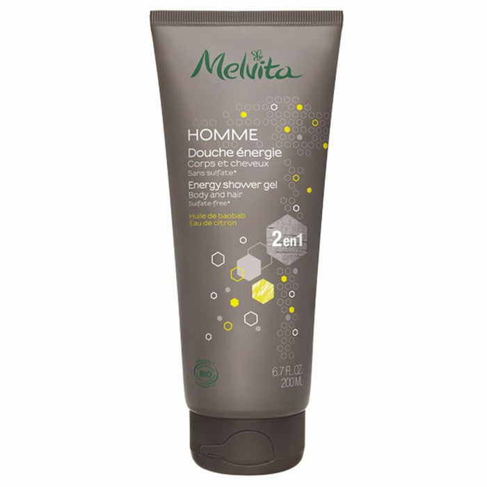 Gel & Shampoo 2 in 1 Melvita MELVITA HOMME 200 ml energiespendend