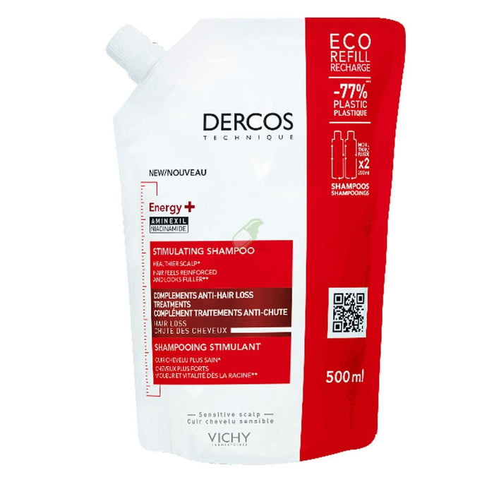 Anti-Haarausfall Shampoo Vichy Dercos Energy+ Nachladen 500 ml