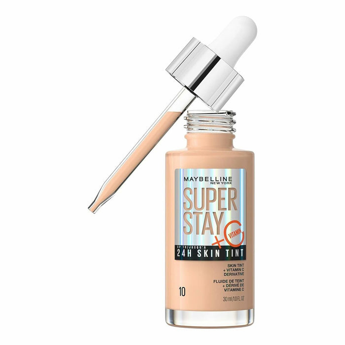 Fluid Makeup Basis Maybelline Super Stay Skin Tint Vitamin C Nº 10 30 ml