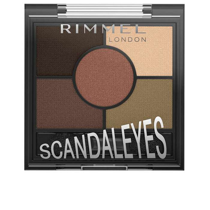 Palette mit Lidschatten Rimmel London Scandaleyes Nº 002 Brixton brown 3,8 g