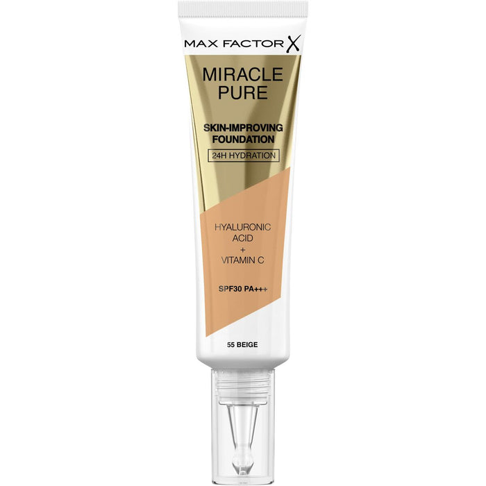 Fluid Makeup Basis Max Factor Miracle Pure 55-beige SPF 30 (30 ml)
