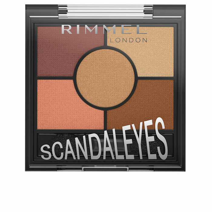 Palette mit Lidschatten Rimmel London Scandaleyes Nº 005 Sunset bronze 3,8 g