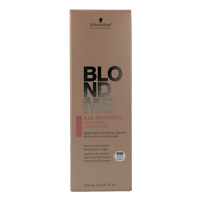 Haarspülung Blondme Keratin Restore All Blondes Schwarzkopf (200 ml)