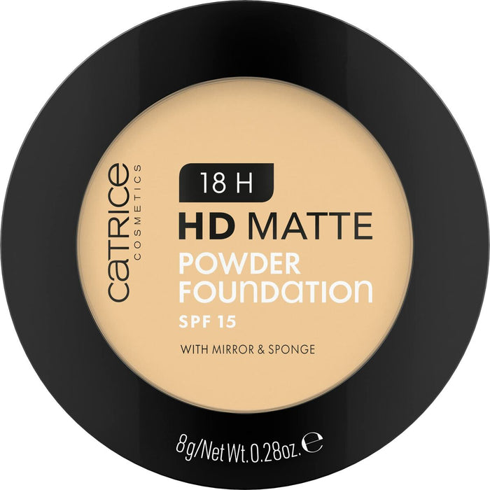 Basis für Puder-Makeup Catrice HD Matte Nº 015N Spf 15 8 g