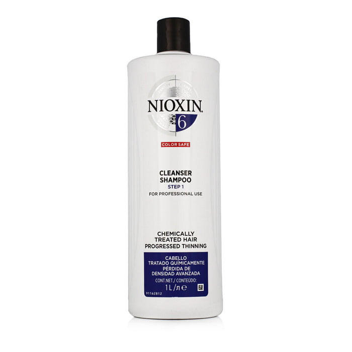 Shampoo für Coloriertes Haar Nioxin System 6 Color Safe 1 L