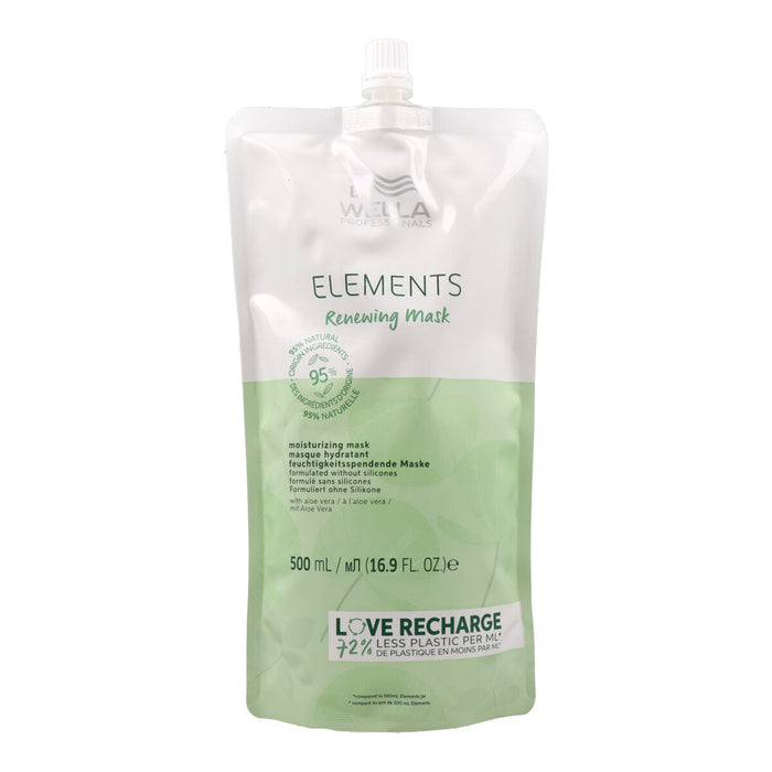 Haarmaske Wella Elements Feuchtigkeitsspendend Nachladen 500 ml