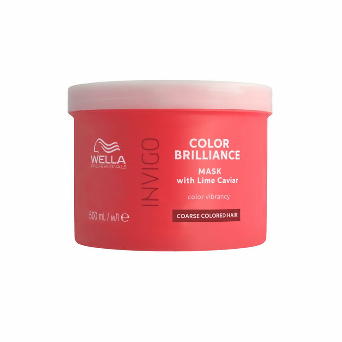 Vitalisierende Maske Wella Invigo Color Brilliance Gefärbtes Haar Dickes Haar 500 ml