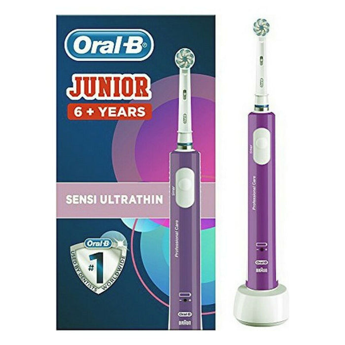 Elektrische Zahnbürste Junior Oral-B Lila