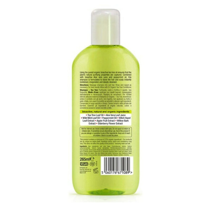 Tiefenreinigendes Shampoo Bioactive Organic Dr.Organic Bioactive Organic 265 ml