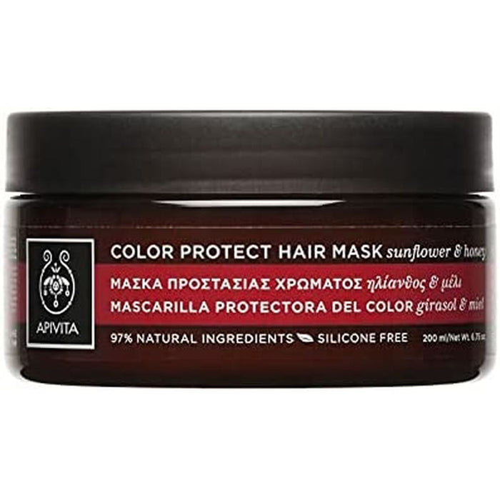 Farbschutz Creme Apivita APIVITA MASCARILLA 200 ml Gefärbtes Haar