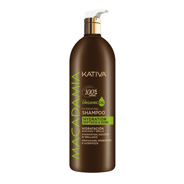 Feuchtigkeitsspendendes Shampoo Kativa Macadamia 1 L