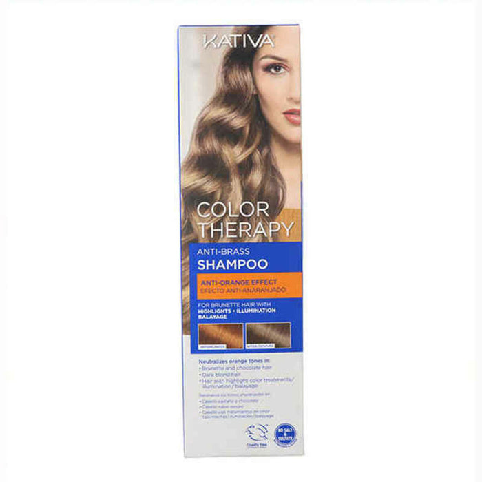 Tönungsshampoo für blondes Haar Color Therapy Kativa Color Therapy (250 ml)