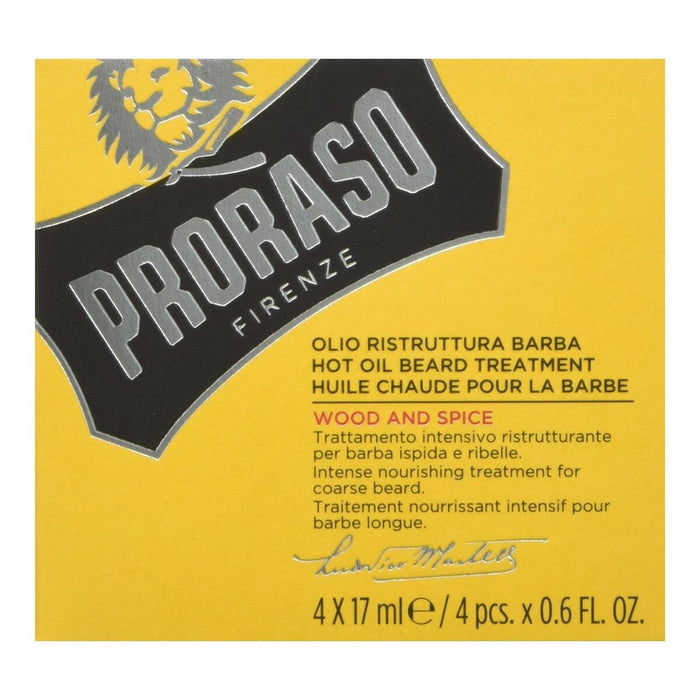 Bart-Öl Proraso Wood & Spice (4 x 17 ml)