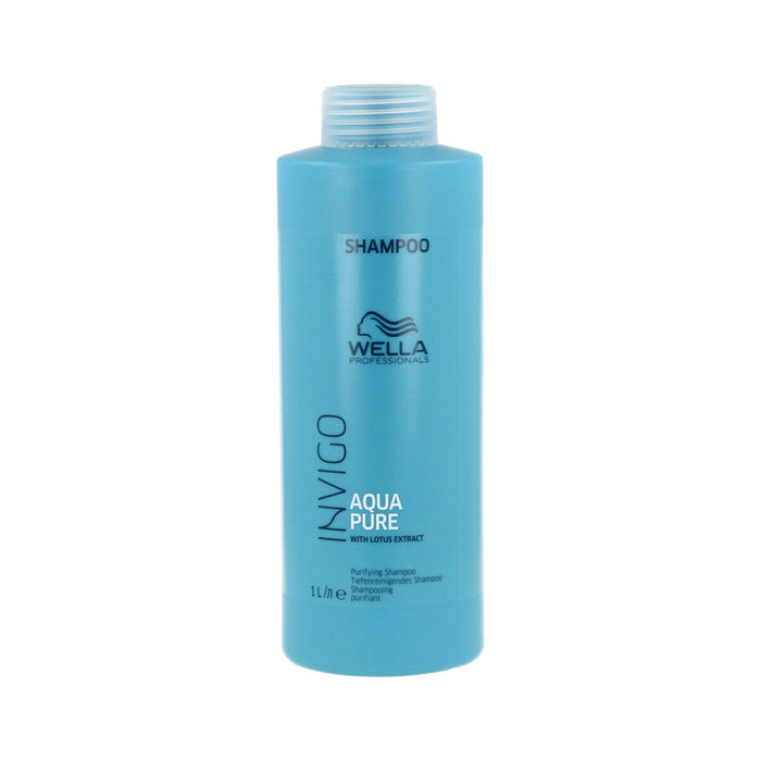Tiefenreinigendes Shampoo Wella Invigo Aqua Pure 1 L