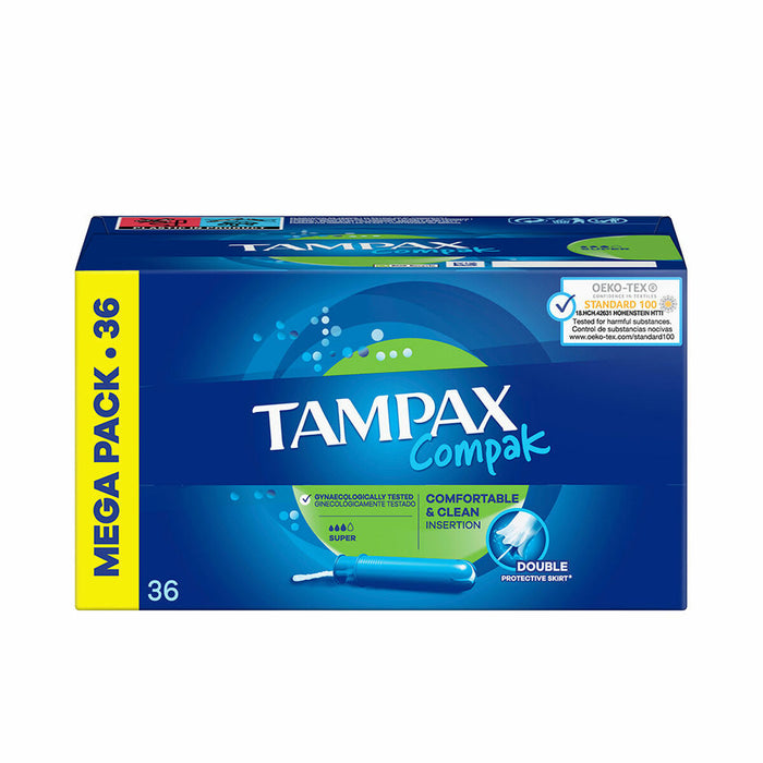 Tampons Super Tampax Compak 36 Stück