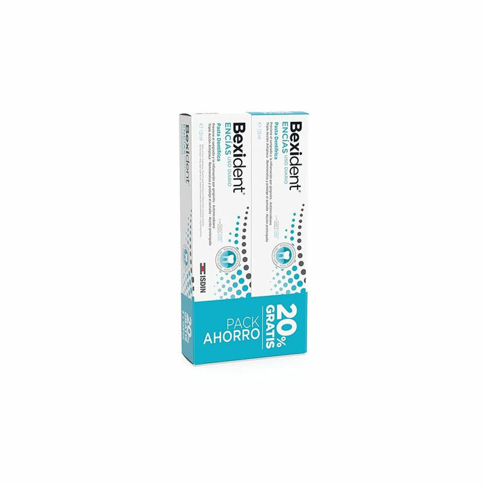 Zahnpasta zur Zahnfleischpflege Isdin Bexident Tägliche Anwendung 2 x 125 ml