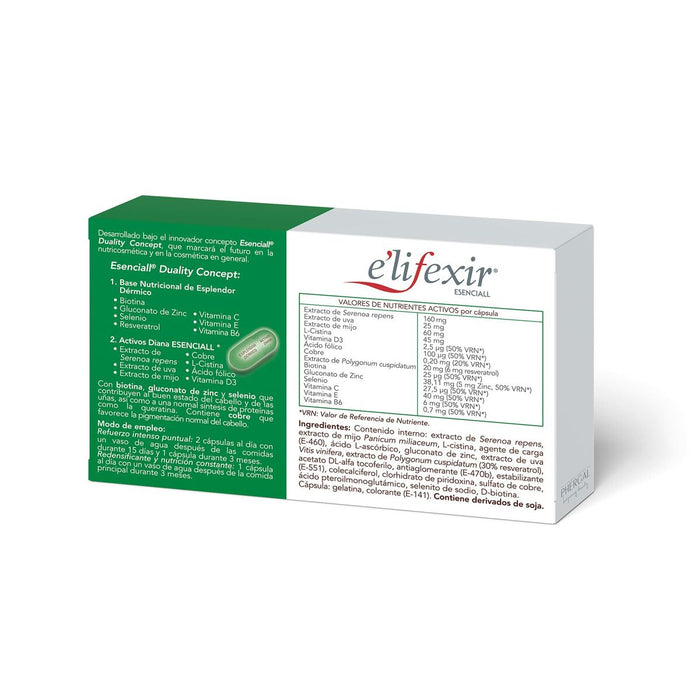 Haarausfall-Behandlung Elifexir Esenciall Kapseln x 30