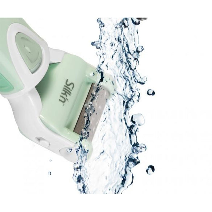 Elektrischer Hornhautentferner Silk´n MicroPedi Wet & Dry grün