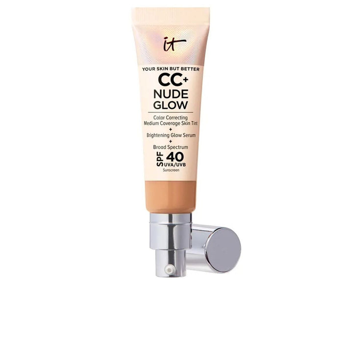 Cremige Make-up Grundierung It Cosmetics CC+ Nude Glow neutral tan Spf 40 32 ml