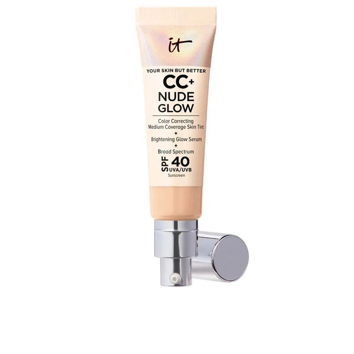 Cremige Make-up Grundierung It Cosmetics CC+ Nude Glow Light Medium Spf 40 32 ml