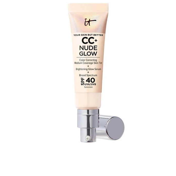 Cremige Make-up Grundierung It Cosmetics CC+ Nude Glow Fair porcelain Spf 40 32 ml