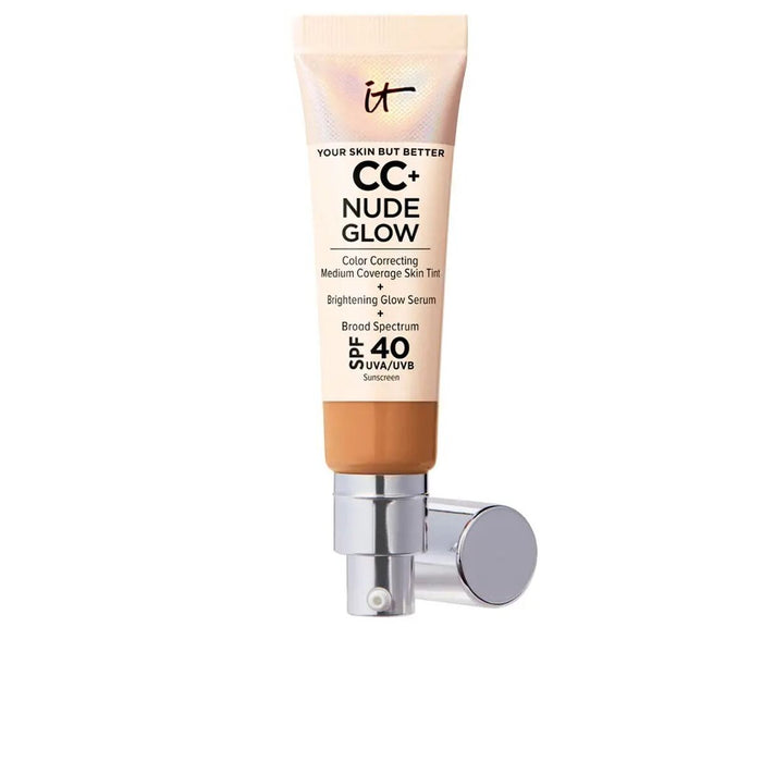 Cremige Make-up Grundierung It Cosmetics CC+ Nude Glow Tan Spf 40 32 ml