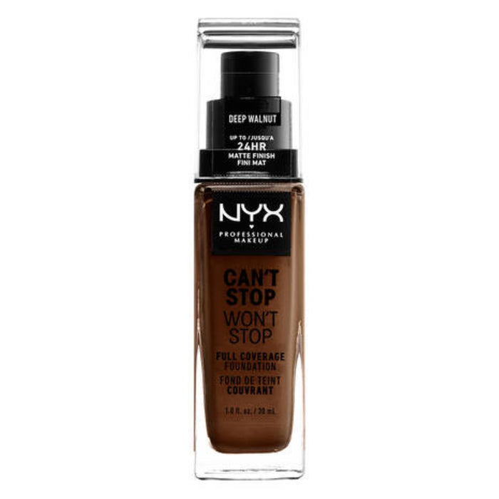 Cremige Make-up Grundierung NYX Can't Stop Won't Stop deep walnut (30 ml)