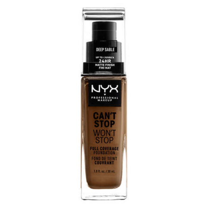 Cremige Make-up Grundierung NYX Can't Stop Won't Stop Deep Sable (30 ml)
