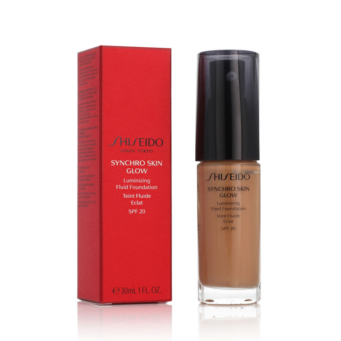 Fluid Makeup Basis Shiseido Synchro Skin Glow Nº 05 Golden Spf 20 30 ml