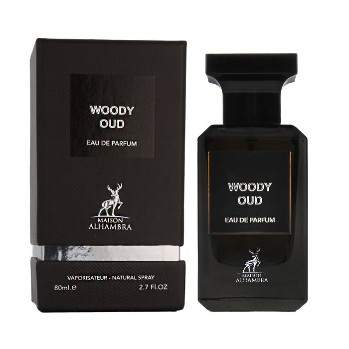 Unisex-Parfüm Maison Alhambra Woody Oud EDP 80 ml