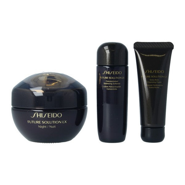 Set mit Damenkosmetik Future Solution Lx Night Shiseido (3 uds)